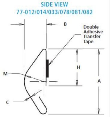 EMC 0077007802 A=20,320mm, B=8,128mm